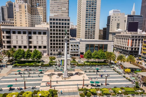 union-square-san-francisco-california-july-view-above-dewey-monument-center-46571421